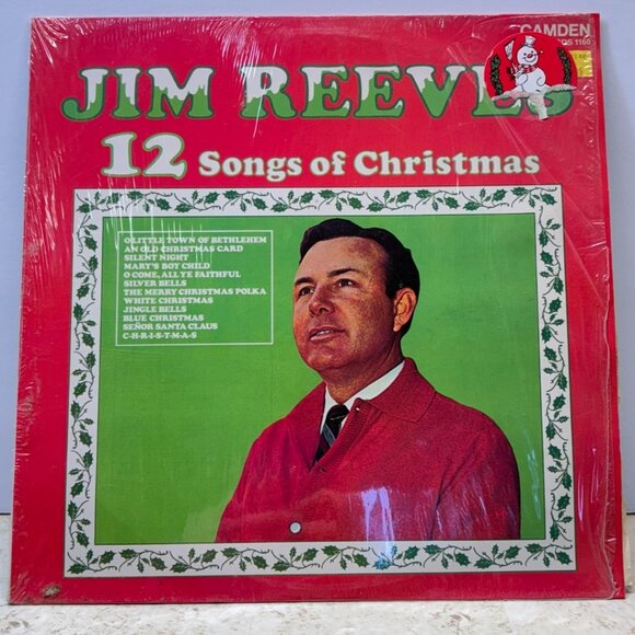 Jim Reeves 12 Songs of Christmas Country Vinyl LP in Shrink RCA Camden 60s - Picture 4 of 7
